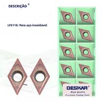 Faca De Ferramenta De Torneamento Em Aço Inoxidável Com Inserto De Carboneto DESKAR DCMT070204