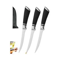 Faca De Filé De Aço Inoxidável Com Cabo Antiderrapante, Faca De Cozinha Para Desossar E Cortar Carne