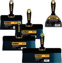 Faca de fita adesiva DEWALT Blue Steel Big Back, pacote com 4 espátula Faca de fita adesiva DEWALT Blue Steel Big Back, pacote com 4 espátula