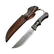 Faca De Fruta Em Aço Damasco De Alta Dureza, Faca Portátil Forjada À Mão, Faca Afiada Para Carne Faca De Fruta Em Aço Damasco De Alta Dureza, Faca Portátil Forjada À Mão, Faca Afiada Para Carne