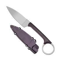 Faca De Fruta Portátil Em Aço Inoxidável Com Capa, Faca De Cozinha Para Cortar Melão Leve E Afiada