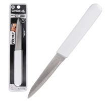 Faca de Inox Cabo Branco Pequena 18cm Premium - Descascar Legumes Frutas Peixe - PANAMI Faca de Inox Cabo Branco Pequena 18cm Premium - Descascar Legumes Frutas Peixe - PANAMI