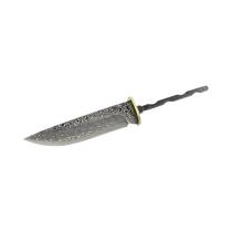 Faca De Lâmina Fixa Em Aço Damasco DIY Semi-Acabada Peças De Ferramenta Para Dropshipping