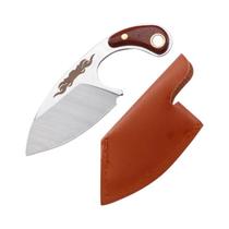Faca De Lâmina Fixa Portátil Em Aço Inoxidável Com Estojo E Chaveiro, Ferramenta De Corte Para Faca De Lâmina Fixa Portátil Em Aço Inoxidável Com Estojo E Chaveiro, Ferramenta De Corte Para