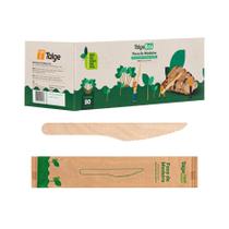 Faca De Madeira C/50 Talge Eco Faca De Madeira C/50 Talge Eco