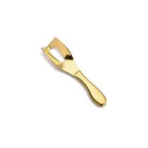 Faca de Manteiga e Queijo Espatula Angular Aço Inox Dourado Faca de Manteiga e Queijo Espatula Angular Aço Inox Dourado