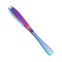 Faca De Manteiga Em Aço Inoxidável Com Furos Para Queijo, Cortador De Sobremesa, Geléia E Torradas,