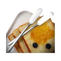 Faca De Manteiga Em Aço Inoxidável Espalhador De Queijo 2 Peças Espátula Multifuncional De Cozinha