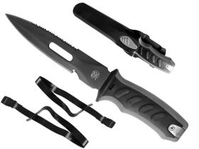 Faca De Mergulho QS-214B Albatroz Fishing - Cabo Emborrachado