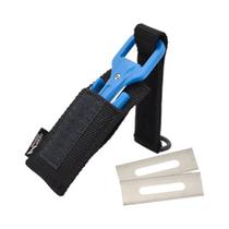 Faca De Mergulho Subaquática Cortador De Linha Equipamento De Emergência Seguro Fácil De Transportar