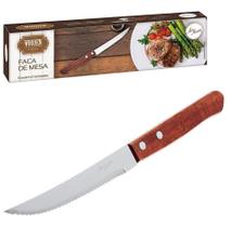 faca de mesa com 12 peças wooden