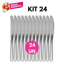 Faca De Mesa Em Aço Inox Jogo Talher Refeição Dia a Dia Bar Restaurante