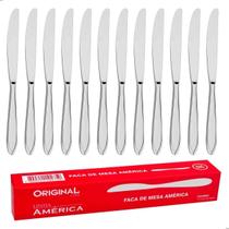 Faca de Mesa Inox Restaurante Bar Buffet Original Line 12 uni Faca de Mesa Inox Restaurante Bar Buffet Original Line 12 uni