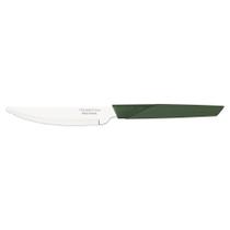 Faca De Mesa Lyf Com Lâmina Em Aço Inox E Cabo De Polipropileno Pcr Verde Natureza 4"