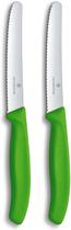 Faca de mesa suíça 22cm lâmina serrilhada 11cm Victorinox 6.7836.L114B 2 peças