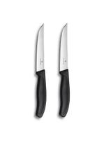 Faca de mesa swiss made lâmina lisa 12cm Victorinox 6.7903.12b kit 2 pçs Faca de mesa swiss made lâmina lisa 12cm Victorinox 6.7903.12b kit 2 pçs