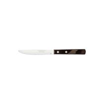 Faca de Mesa Tramontina 4" em Aço Inox e Cabo em Madeira Polywood Castanho