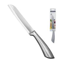 Faca De Pão Bolo Torta Lamina De Aço Inox Serra Serrilha 6 Polegadas