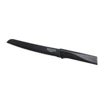 Faca de Pão Manhattan em Aço Inox Preto 8 Hauskraft