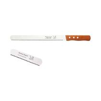 Faca De Pão Serrilhada De Aço Inoxidável De 10 a 14 Polegadas, Cortador Longo De Baguete, Fatiador