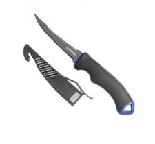 Faca De Pesca Marine Sports Fileteira Serrilhada Em Aço Inox Cor Preto Faca De Pesca Marine Sports Fileteira Serrilhada Em Aço Inox Cor Preto