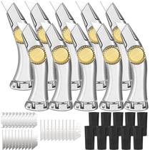 Faca de telhado Lizenoz Silver Fixed Blade com 3 funções, 10 unidades