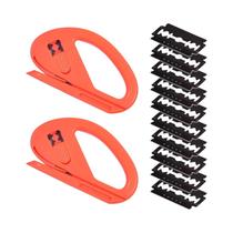 Faca De Vinil Para Carro Em Fibra De Carbono, Kit De 11/12 Peças, Cortador De Segurança Para Faca De Vinil Para Carro Em Fibra De Carbono, Kit De 11/12 Peças, Cortador De Segurança Para