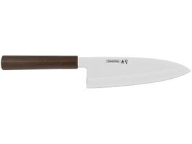 Faca Deba 8 polegadas Sushi Silver Marrom Tramontina 24231/048 Faca Deba 8 polegadas Sushi Silver Marrom Tramontina 24231/048