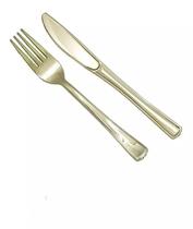 Faca descartável linha gold premium - Silver plastic