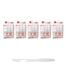 FACA descartável Reforçada Sobremesa Almoço Jantar Kit 5