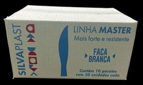 Faca Descartável SilvaPlast - Caixa c/500