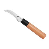 Faca Descascar Japan Lâmina Aço Inox Cabo Amadeirado