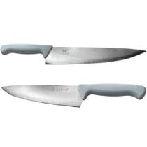 Faca Do Chef 250mm Corte Profissional Em Aço Cabo PP Carmel Faca Do Chef 250mm Corte Profissional Em Aço Cabo PP Carmel