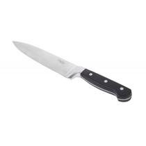 Faca do chef 8" em Aco inox e cabo ABS preto - Chef Line