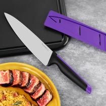 Faca do Chef Universal Series Preta e Roxa - Tupperware