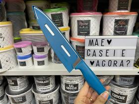 Faca do Chefe Azul - Utensílios de Cozinha Tupperware Faca do Chefe Azul - Utensílios de Cozinha Tupperware