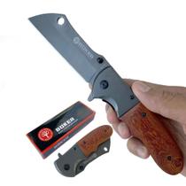 Faca Dobrável Tático Militar Semi Automatico Boker