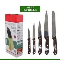 Faca E Cepo Essential 5Pçs