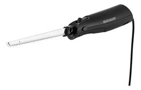 Faca Elétrica Black & Decker 120w Lâmina Aço Inoxidável Inox Cor Preto
