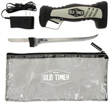 Faca Elétrica para Filetar Old Timer com Lâmina Serrilhada de 20 cm Faca Elétrica para Filetar Old Timer com Lâmina Serrilhada de 20 cm