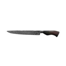 Faca em Aço Damasco para Churrasco com Bainha 10" - Carborundum