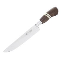 Faca em Aço Inox com Cabo de Madeira e Osso com Bainha Facas Gaúcha 30142
