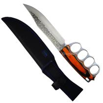 Faca Esportiva com Lâmina de Aço Inox e Cabo de Madeira 30cm SLKA40 Faca Esportiva com Lâmina de Aço Inox e Cabo de Madeira 30cm SLKA40
