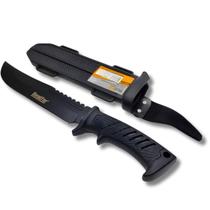 Faca Esportiva Gurjão Cabo ABS Para Esportes Camping Caça Pesca 32cm Aço Inoxidável Bestfer