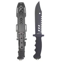 Faca Esportiva Para Camping Trilha Mergulho Pesca Sobrevivência Com Bainha Rígida