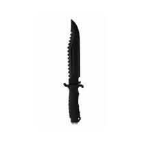Faca Esportiva Raiden 33 cm Aço Carbono com Lâmina Serrilhada e Bainha Nylon Faca Esportiva Raiden 33 cm Aço Carbono com Lâmina Serrilhada e Bainha Nylon