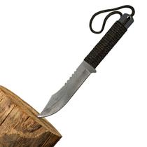 Faca Esportiva Tática Pantera Aço Inox C/Corda e Bainha Faca Esportiva Tática Pantera Aço Inox C/Corda e Bainha