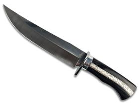 Faca Esportiva Taue G49 Full Tang Cabo Artesanal em Madeira e Metal (31cm)