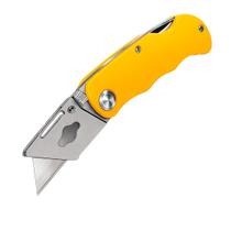 Faca Estilete Dobrável Compacta para Sobrevivência com Lâmina em Aço Inox