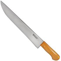 Faca Facão Largo Em Aço Carbono N11 Cabo Madeira De Lei Faca Facão Largo Em Aço Carbono N11 Cabo Madeira De Lei